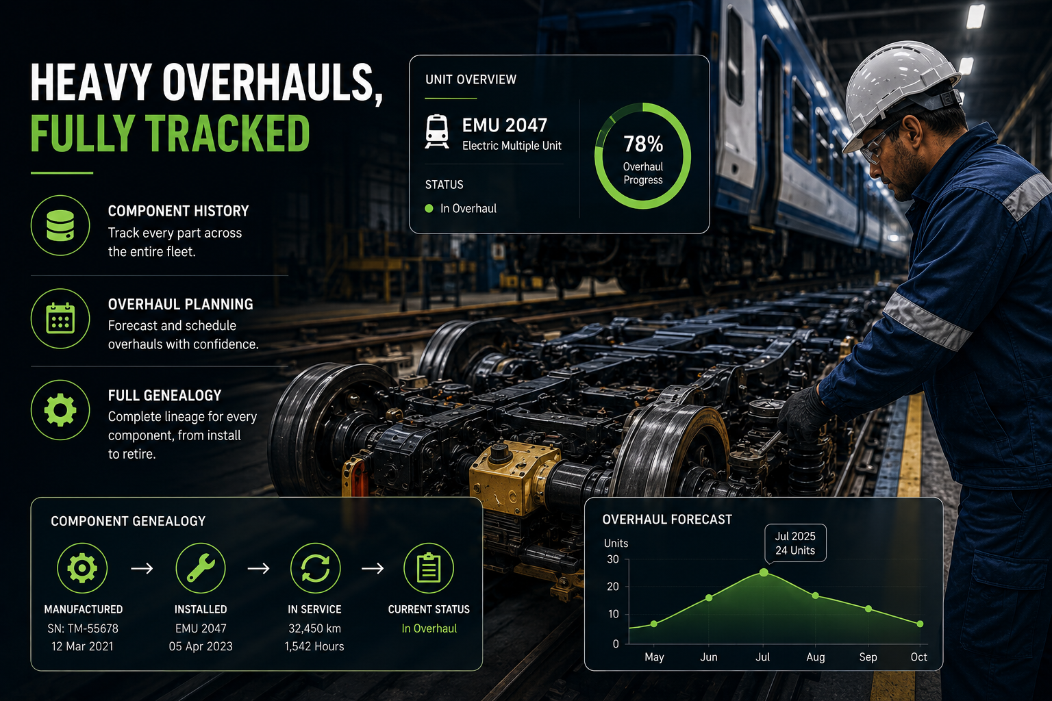 Overhaul — planned to the component