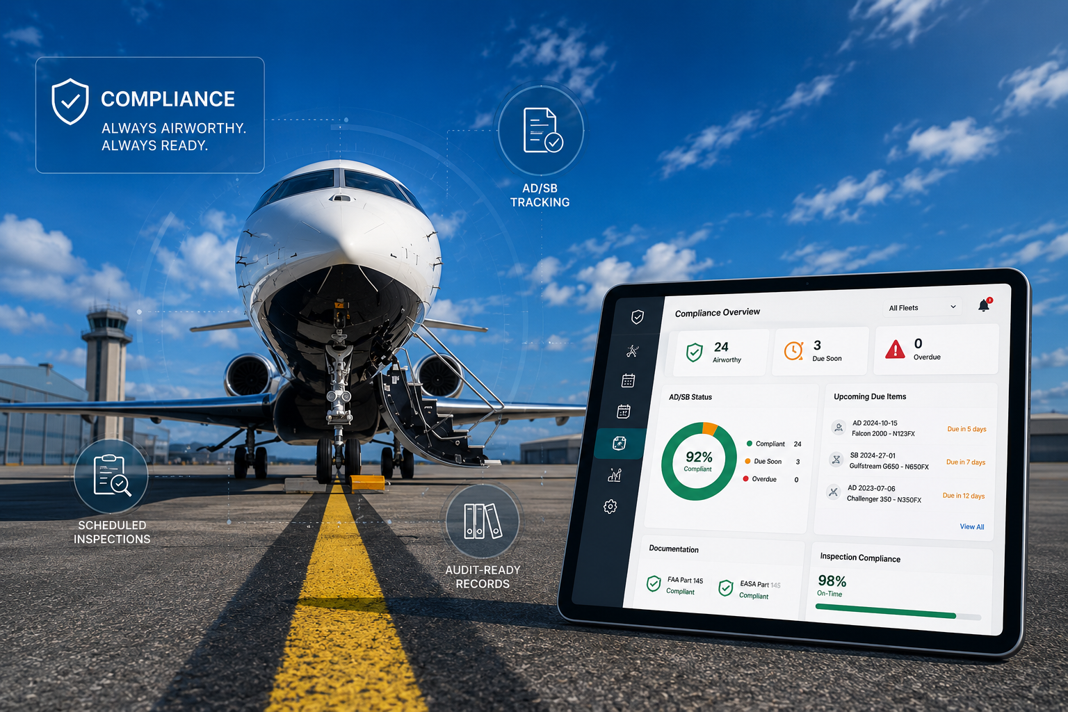 Compliance — always airworthy, always ready