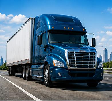 Fixyee-managed semi-truck fleet vehicle