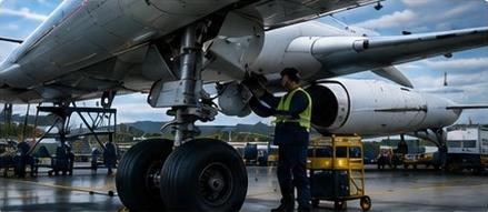 Aircraft landing gear inspection