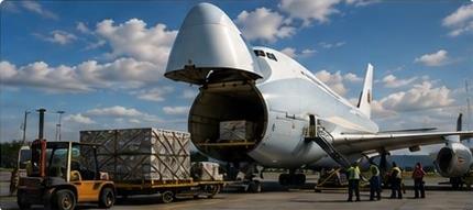 Cargo aircraft loading
