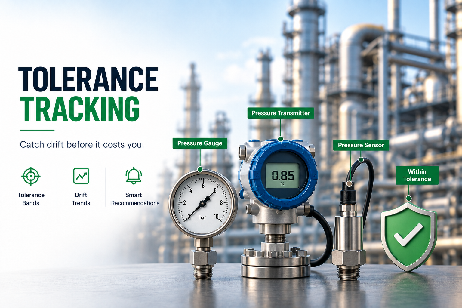 Tolerance Tracking — catch drift before it costs you